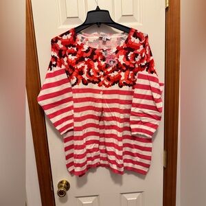 Isaac Mizrahi cardigan sweater 2x BRAND NEW!